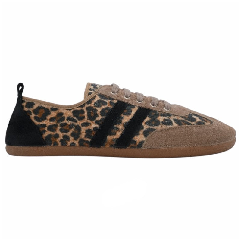 🐆 Zapatillas Barefoot Mujer | Urbanas Retro Leopardo 🖤 Batilas