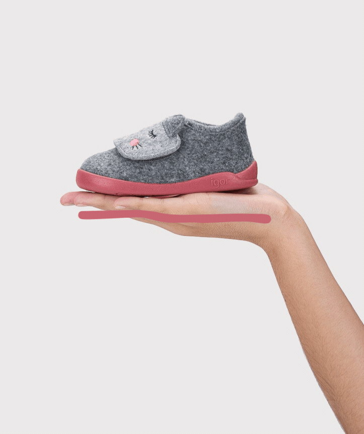 Zapatillas Respetuosas de estar en casa - Miau Frambuesa - Igor