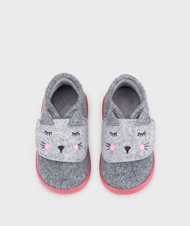 Zapatillas Respetuosas de estar en casa - Miau Frambuesa - Igor