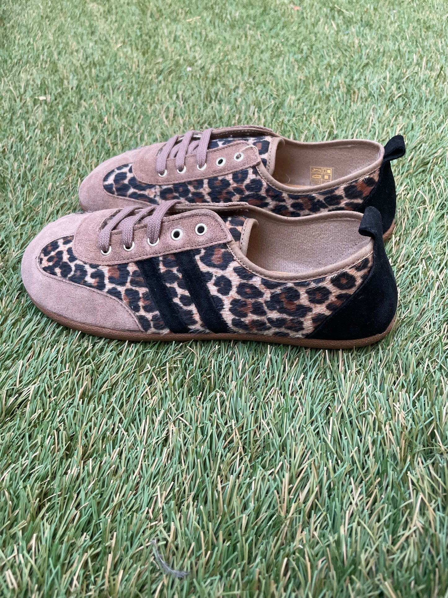 🐆 Zapatillas Barefoot Mujer | Urbanas Retro Leopardo 🖤 Batilas