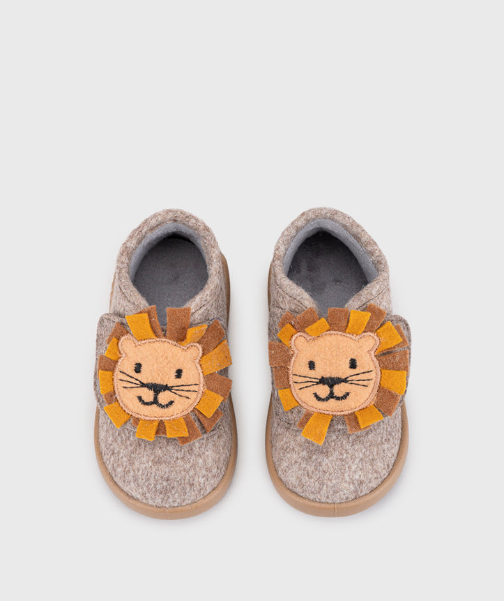 Zapatillas de estar en casa - León Taupe - IGOR