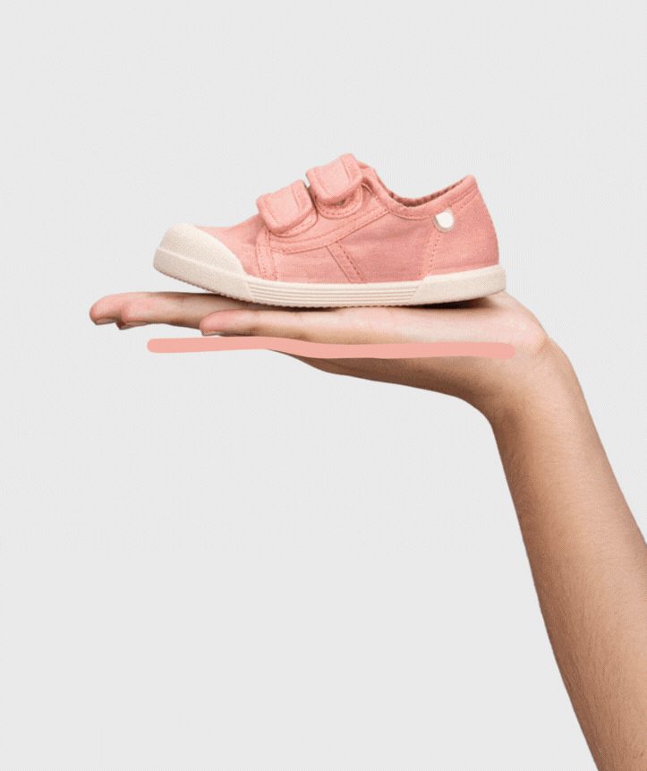 Zapatillas Barefoot Igor Lona Doble Velcro Rosa