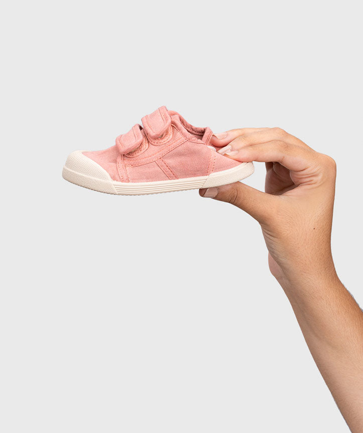 Zapatillas Barefoot Igor Lona Doble Velcro Rosa