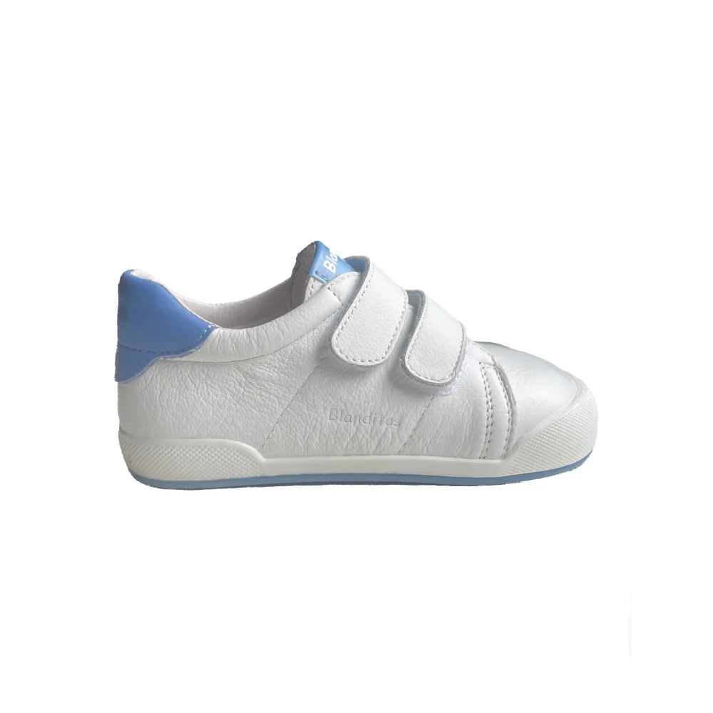 Deportivo barefoot - Londres blanco-azul - Blanditos