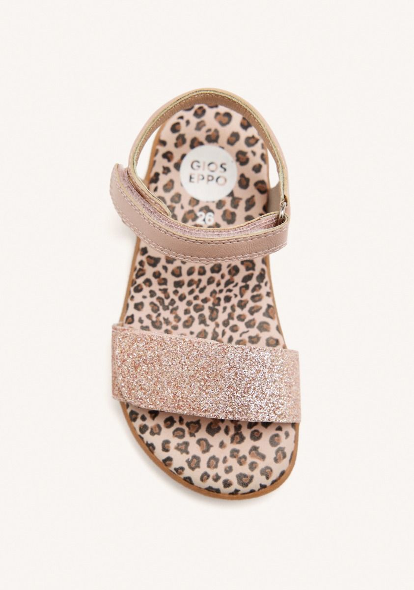 Sandalia de piel Brillos - Saugus Leopardo - Gioseppo