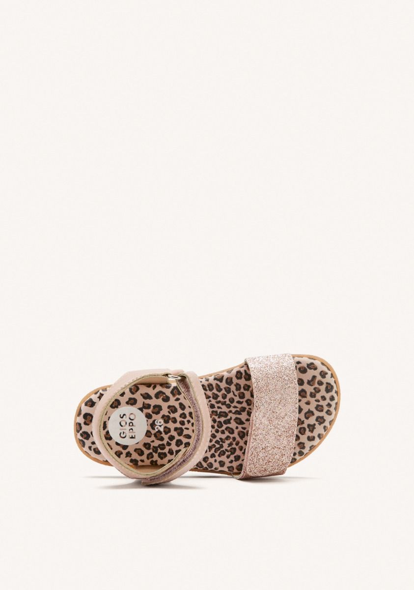 Sandalia de piel Brillos - Saugus Leopardo - Gioseppo