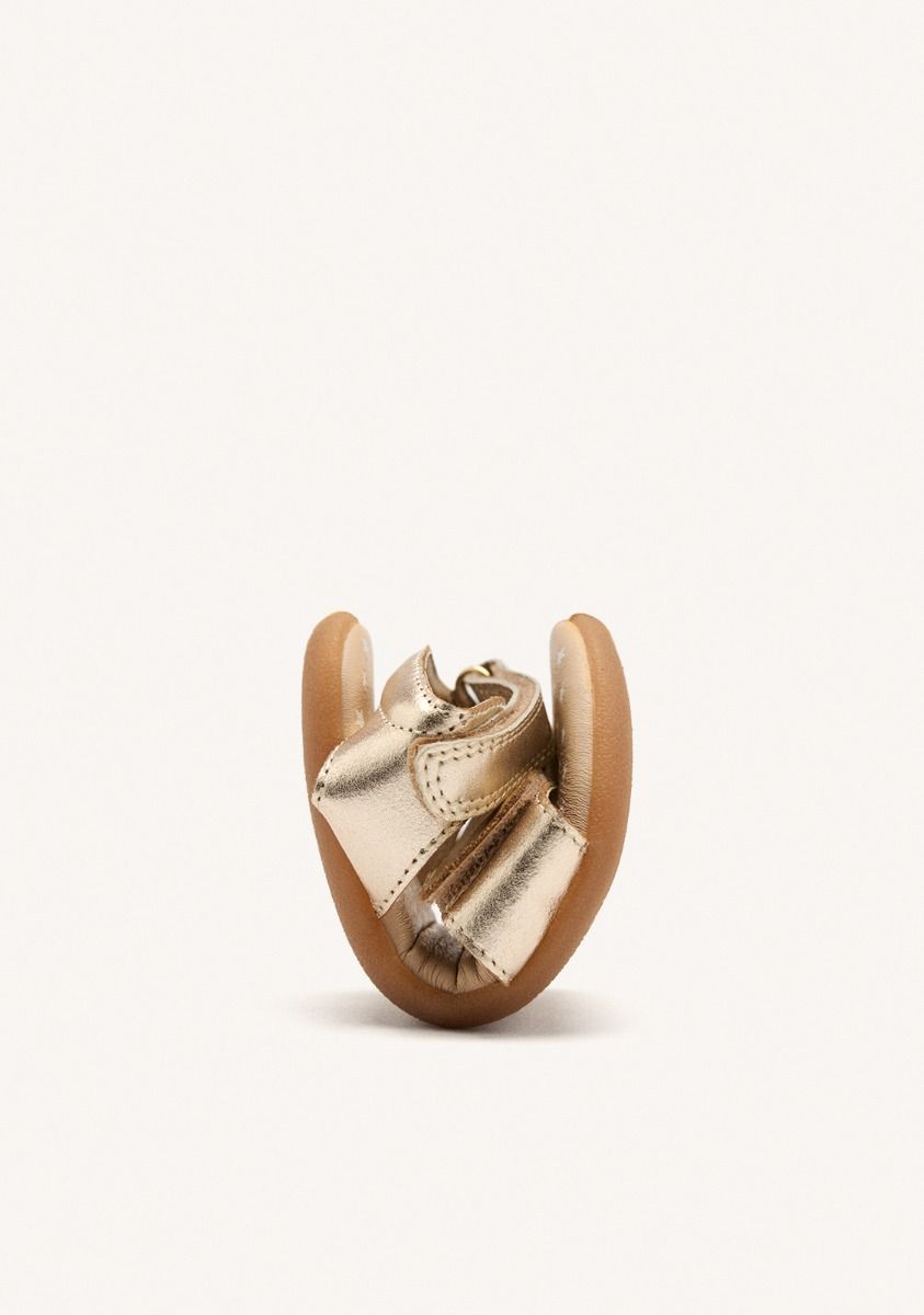 Sandalia de piel Barefoot -Hubbard platino - Gioseppo