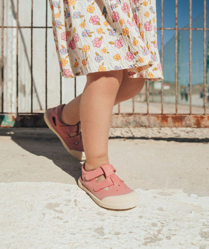 Sandalia Barefoot Piel - Rosa IGOR