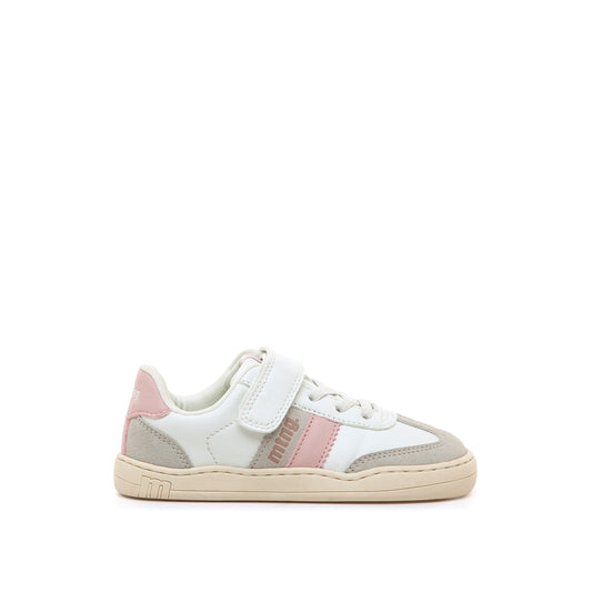 Zapatilla Barefoot Mustang free  - Blanco/Rosa