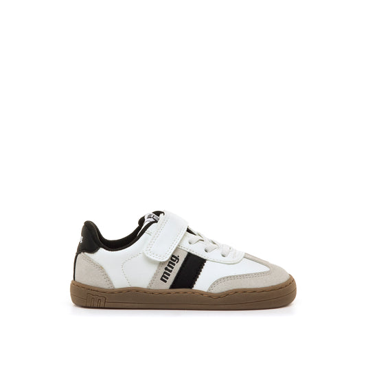 Zapatilla Barefoot Mustang free - Blanco/Marino