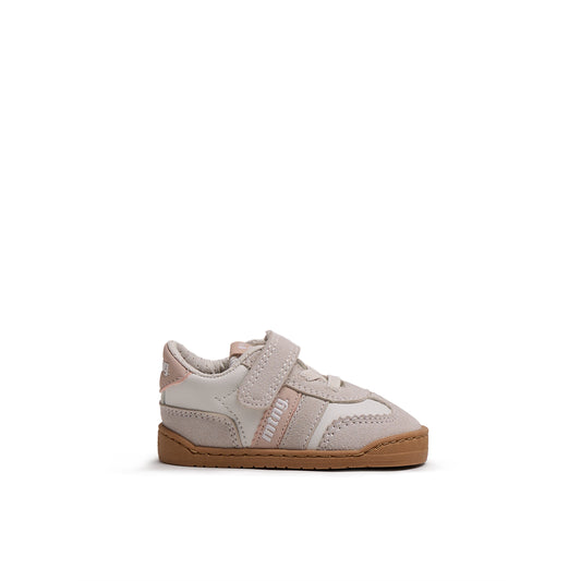 Zapatilla Mustang free baby blanco/rosa