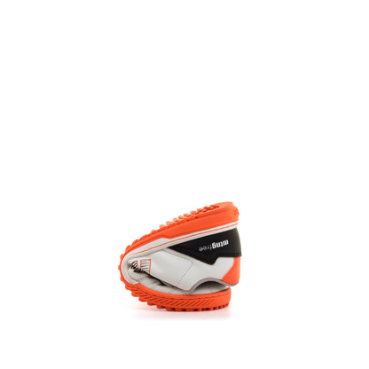 Zapatillas barefoot fútbol Mustang free play blanco/naranja