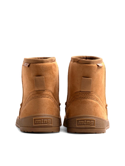 Botines barefoot de mujer Mustang Free Alask marrón nuez
