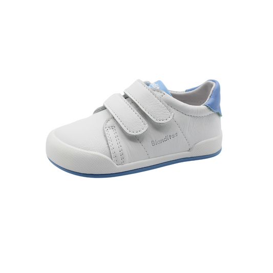 Deportivo barefoot - Londres blanco-azul - Blanditos