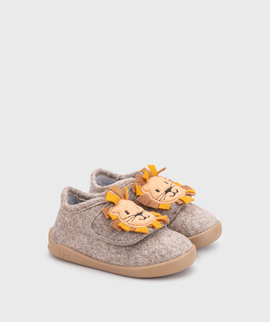 Zapatillas de estar en casa - León Taupe - IGOR
