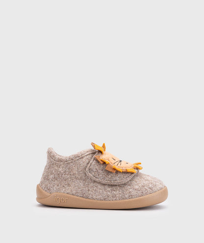 Zapatillas de estar en casa - León Taupe - IGOR