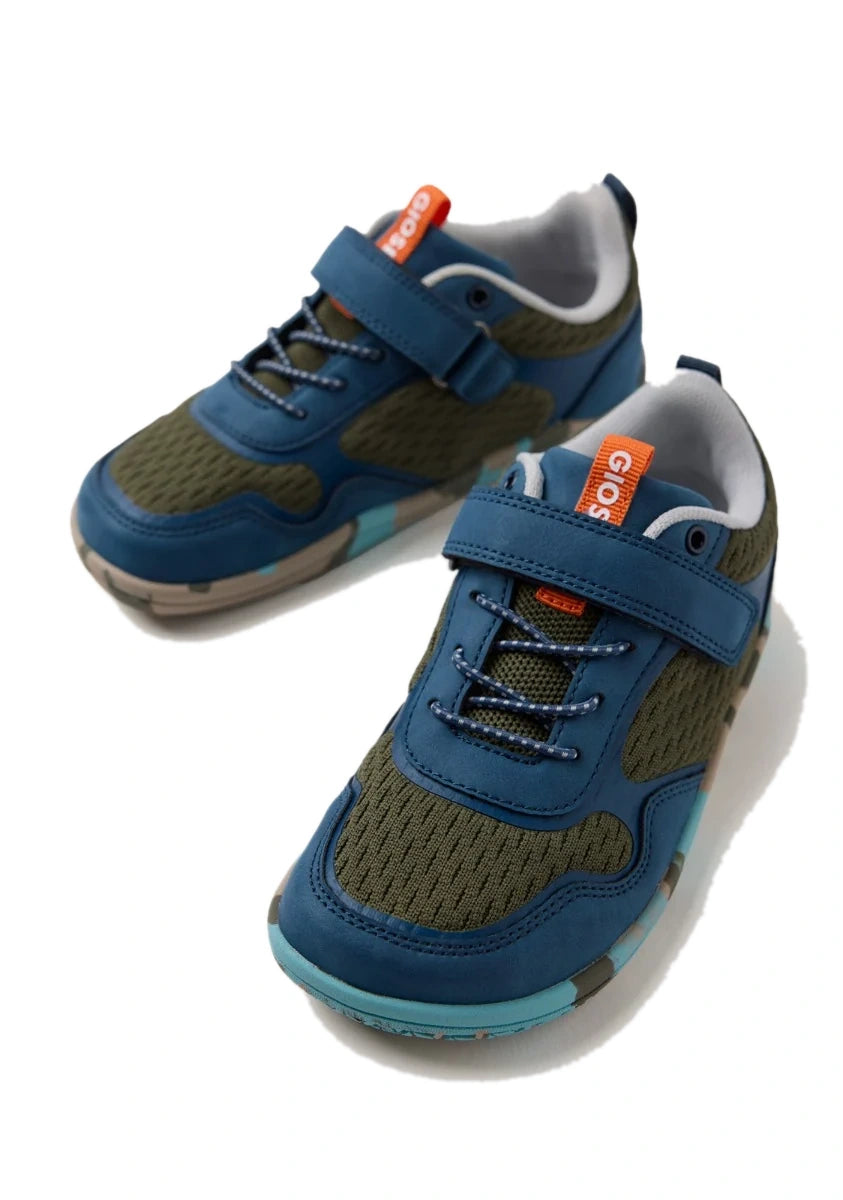 Zapatillas Barefoot Gioseppo Erith Kaki para Niño | Suela Flexible