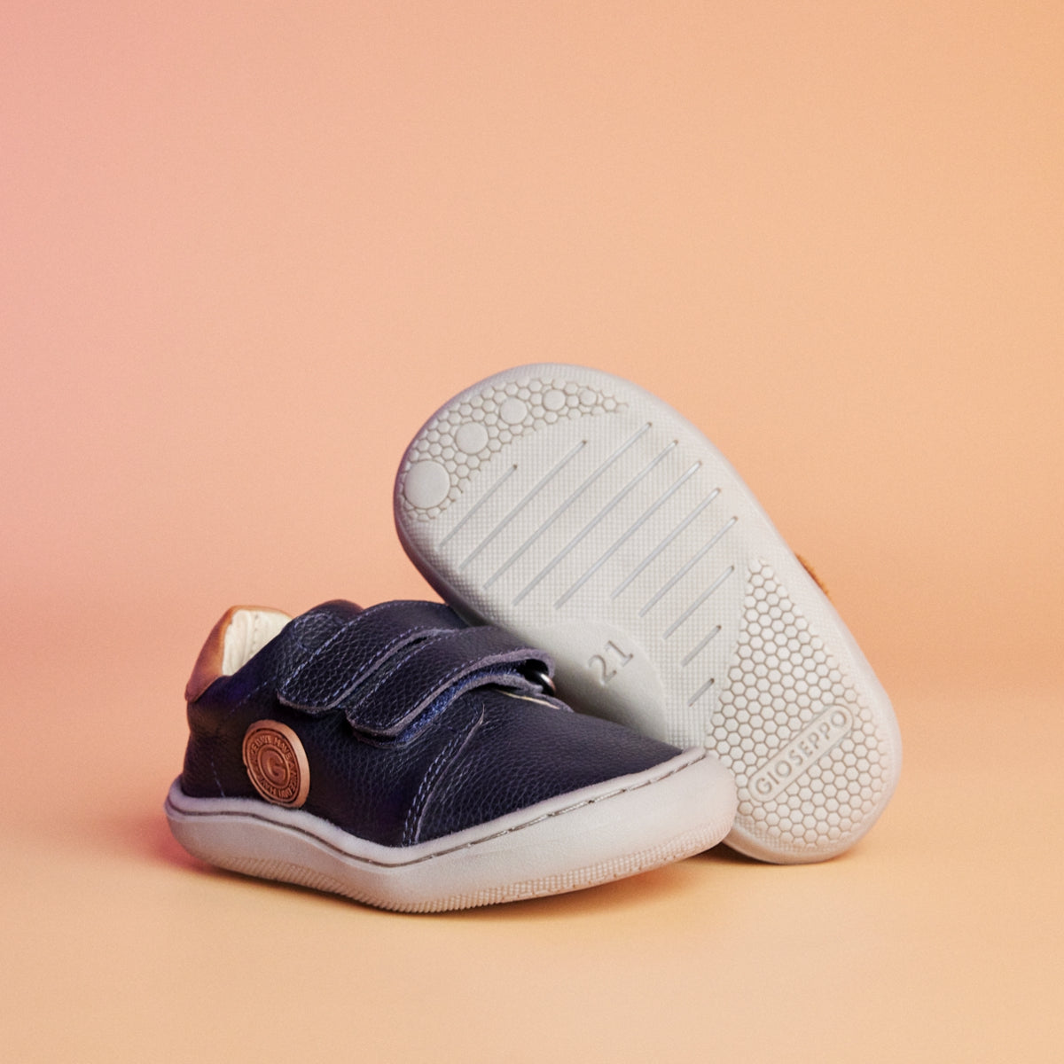 Zapatillas Infantiles Barefoot SARANAC Marino - Calzado Respetuoso Gioseppo